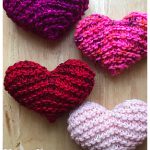 Chubby Garter Stitch Heart Free Knitting Pattern