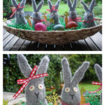 Felted Egg Cozy Bunny Free Knitting Pattern