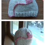 Heart on a String Hat Free Knitting Pattern