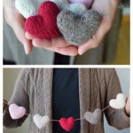 Little Hearts Free Knitting Pattern