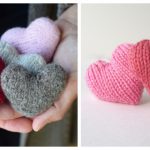 Mini Heart Free Knitting Pattern