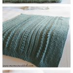 Sampler Chunky Blanket Free Knitting Pattern