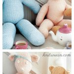 Three Bear Family Free Knitting Pattern