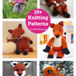 10+ Amigurumi Fox Toy Softie Knitting Pattern