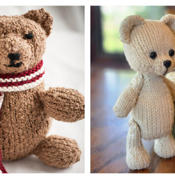 5 Easy Teddy Bear Knitting Patterns