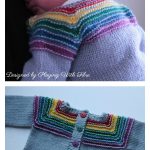 After The Storm Rainbow Cardigan Free Knitting Pattern