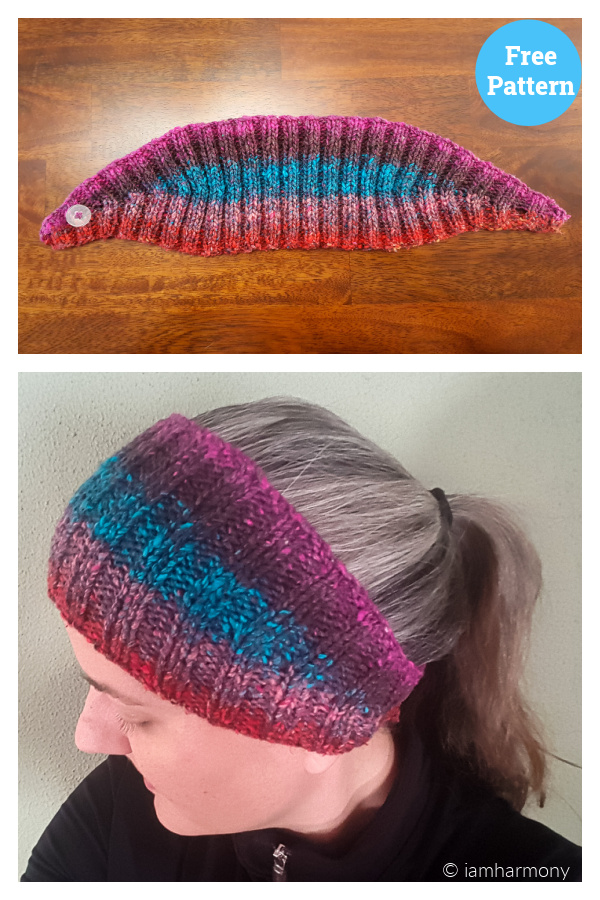 Calorimetry Headband Free Knitting Pattern 