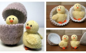 Chick and Egg Free Knitting Pattern