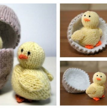Chick and Egg Free Knitting Pattern