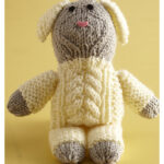 Cute Cabled Lamb Free Knitting Pattern