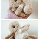 Easter Bunny Rabbit Free Knitting Pattern