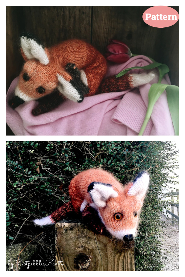 Fox Cub Knitting Pattern