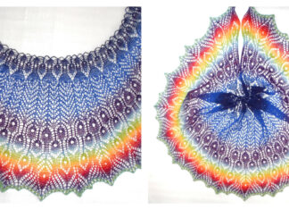 Gamayun Bird Shawl Free Knitting Pattern