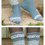 Hurtigruten Zig Zag Socks Free Knitting Pattern