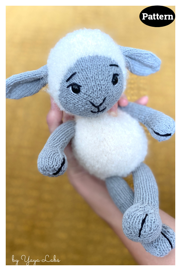 Lamb Plush Toy Knitting Pattern