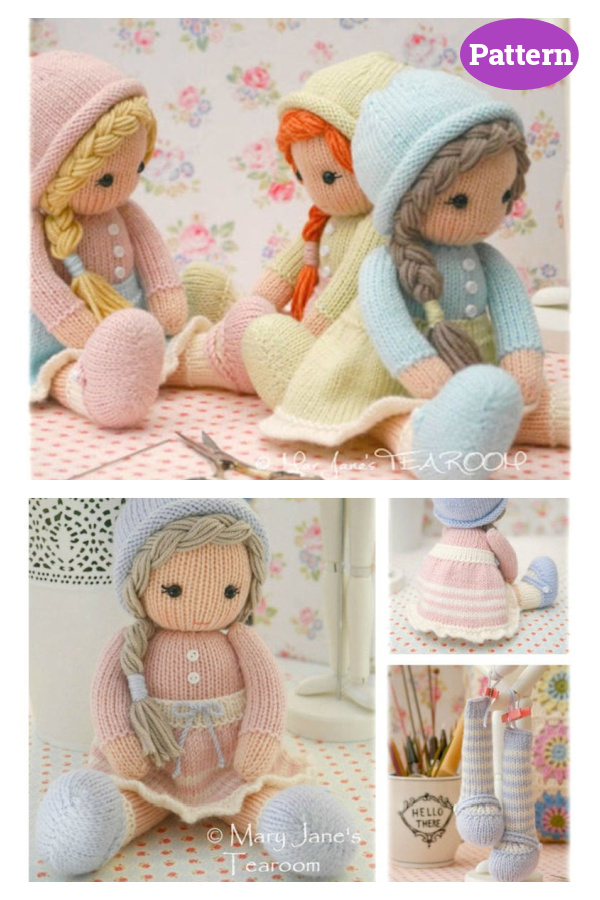Little Yarn Dolls Knitting Pattern