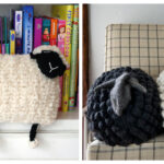 Sheep Pillow Free Knitting Pattern