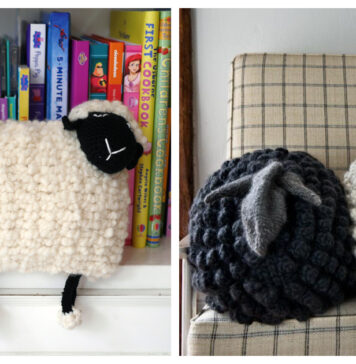 3 Sheep Pillow Free Knitting Pattern Sheep Pillow Free Knitting Pattern