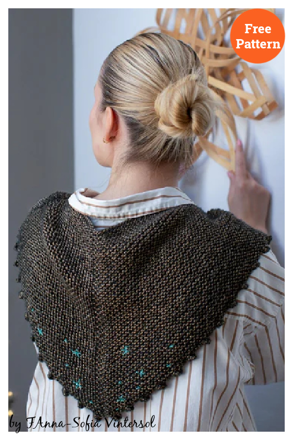 Snowflake Scarf Free Knitting Pattern