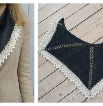 Spring shawl Free Knitting Pattern