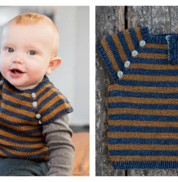 Stripes baby Vest Free Knitting Pattern Stripes Baby Vest Free Knitting Pattern