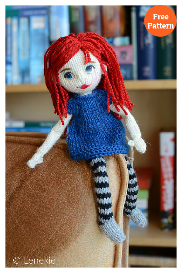 Travel Doll Free Knitting Pattern 