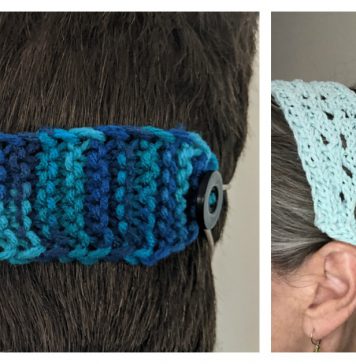 3 Face Mask Ear Savers Free Knitting Patterns