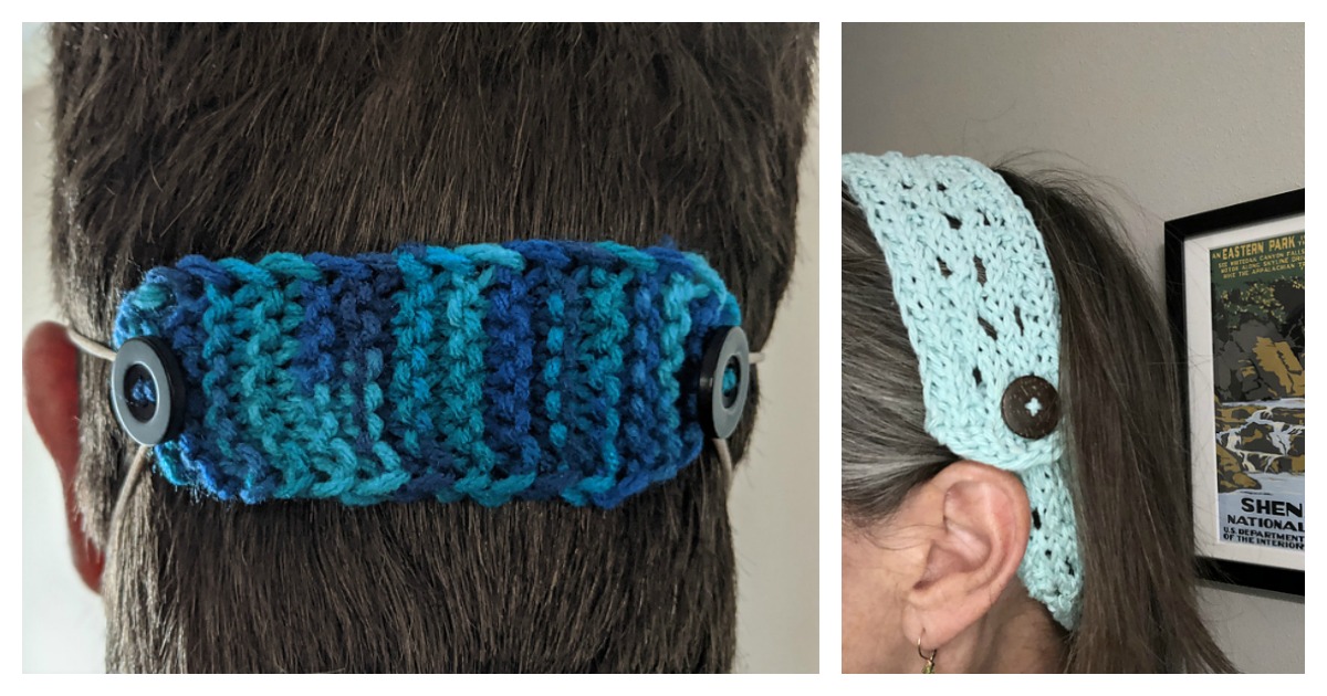 Face Mask Ear Savers Free Knitting Pattern
