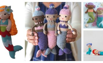 Adorable Mermaid Doll Knitting Patterns