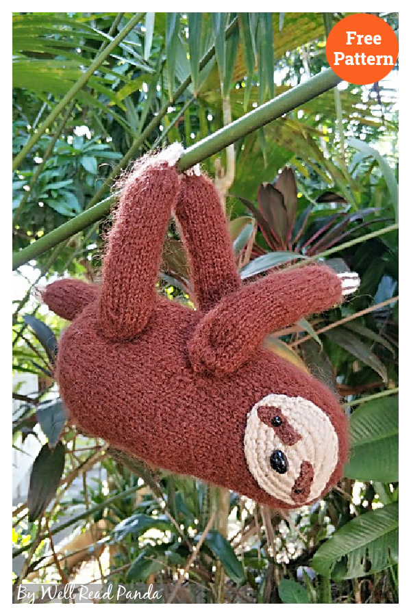 Amigurumi Sloth Free Knitting Pattern 