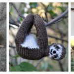 Amigurumi Sloth Free Knitting Pattern and Paid
