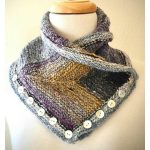 Convertible Buttoned Cowl Knitting Pattern