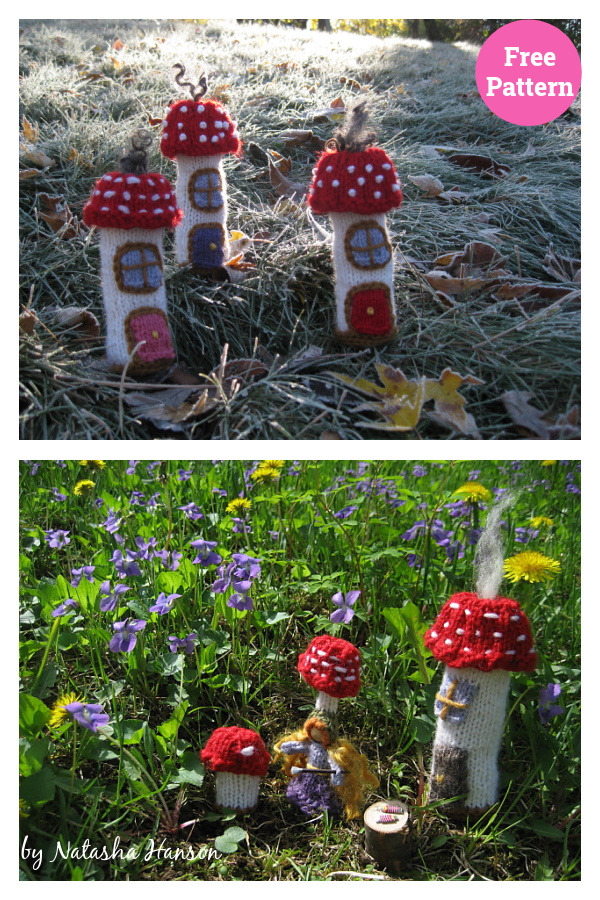 Fairy Village Free Knitting Pattern