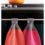 Hanging Dish Towel Free Knitting Pattern