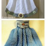 Hanging Reverse Diamond Dish Towel Free Knitting Pattern