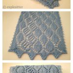 Leaf Lace Scarf Free Knitting Pattern