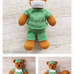 Little Doctor Bear Knitting Pattern