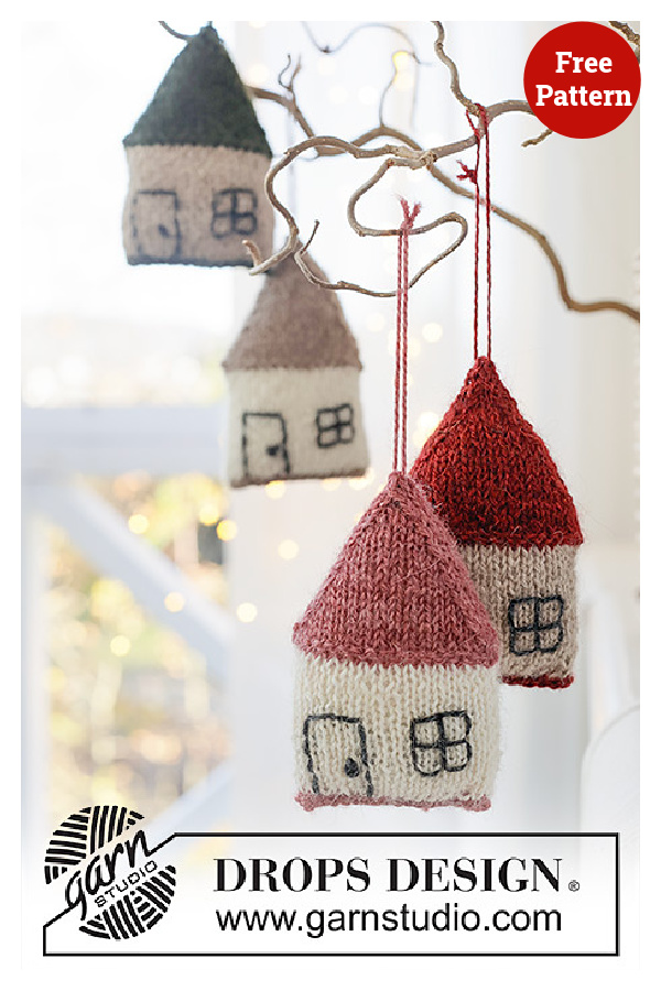 Merry Village Free Knitting Pattern