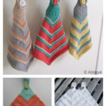 Mitered Hanging Towel Free Knitting Pattern