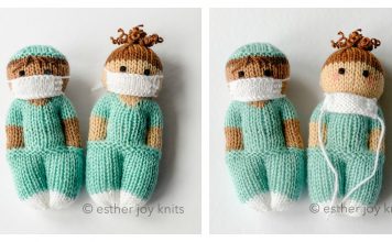 5 Medical Staff Doll Knitting Patterns Nurse Doll Free Knitting Pattern