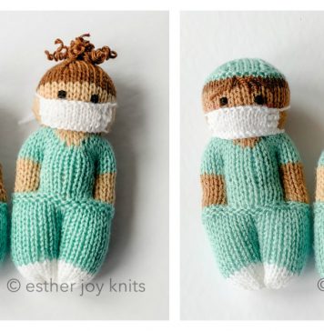 5 Medical Staff Doll Knitting Patterns Nurse Doll Free Knitting Pattern