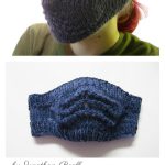 Old Shale Face Warmer Free Knitting Pattern