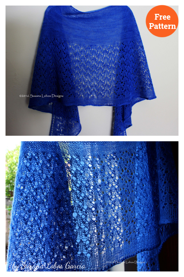 Purple Dream Shawl Free Knitting Pattern