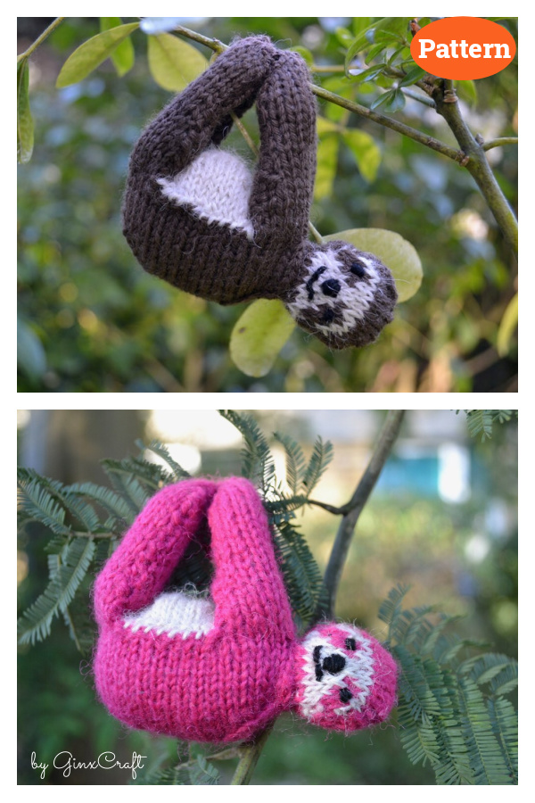 Sloth Knitting Patttern 