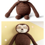 Sloth Toy Free Knitting Pattern