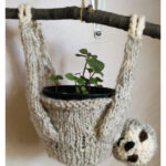 Sylvia the Sloth Plant Hanger Knitting Pattern