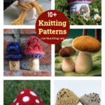 10+ Toadstool Mushrooms Knitting Patterns