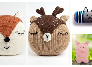 Adorable Animal Pet Pillow Free Knitting Pattern