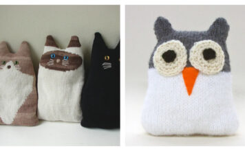 Adorable Animal Pet Pillow Knitting Patterns