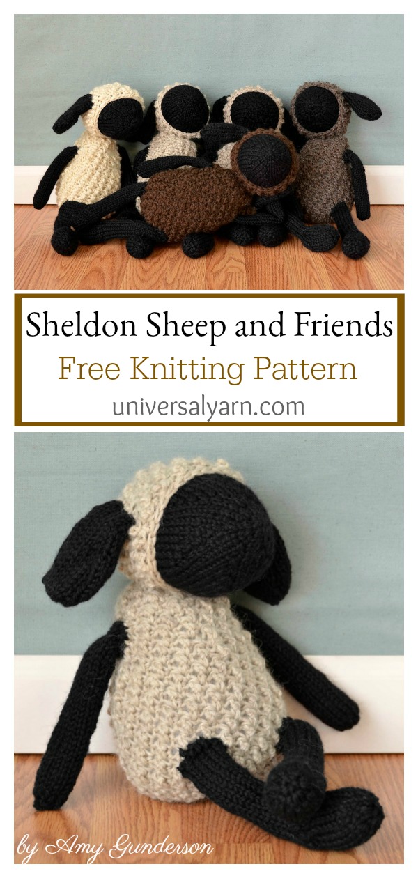 Amigurumi Toy Sheep Free Knitting Pattern